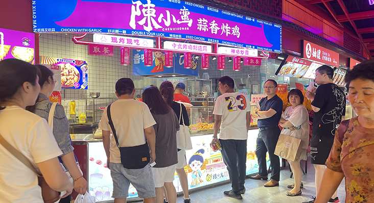 陳小蠻蒜香炸雞又新開合肥萬科店